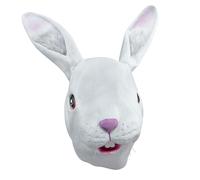 Bristol Novelty Unisex White Rabbit Mask - White - White - One Size