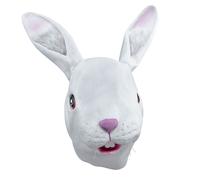 Bristol Novelty Unisex White Rabbit Mask - White - White - One Size