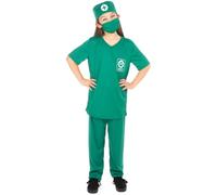 Bristol Novelty CF239S Vet Child Small Costume, Boys, Girls, Green, 3-4 Years Old, Size S UK Halloween Halloween