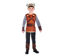 Bristol Novelty Viking Boy Costume, Age 4 - 6 years old