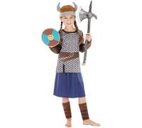 Viking Girl Costume Nordic Scandinavian Saxon Warrior Kids Book Week Fancy Dress