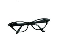 Bristol Novelty Womens 50s Female Glasses - Black - Black - One Size