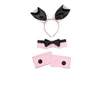 Bristol Novelty Womens Bunny Girl Set - Pink - One Size