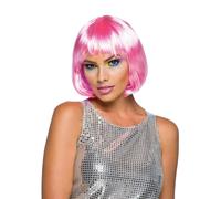 Bristol Novelty Womens Elegance Wig - Pink - Pink - One Size