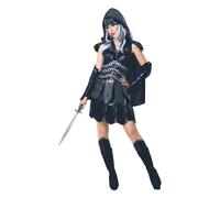 Bristol Novelty Womens/Ladies Dark Warrior Costume - Black - Black - UK 10-14