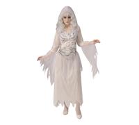 Bristol Novelty Womens/Ladies Ghostly CostumeM White BN6119