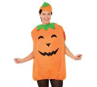 Bristol Novelty Womens/Ladies Pumpkin Costume10 UK - 14 UK Orange/Green/Black B
