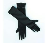 Bristol Novelty Womens Satin Feel Long Gloves (1 Pair) - Black - One Size - Black - 95% Nylon/5% Elastane