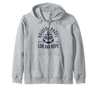 Bristol Padel Lob And Hope Anchor Sport Racket UK Padel Zip Hoodie
