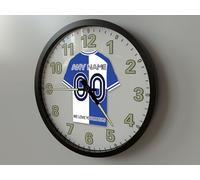 BRISTOL R FC 10 INCH (25cm) FOOTBALL WALL CLOCK - PERSONALISED FOOTBALL GIFTS - SELECT ANY PLAYER OR YOUR OWN NAME AND NUMBER TO BE PRINTED ONTO OUR FOOTBALL CLOCKS!