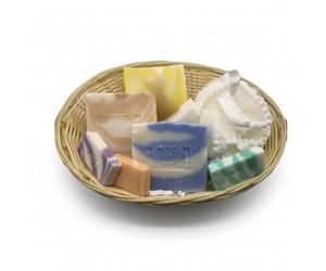 Bristol Soap Company Artisan Soap Hamper Basket from our Single Essential Oil Varieties, Shea Butter & Coconut Oil, Vegan - Boxed and Gift Ready (8)