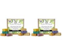 Bristol Soap Company Artisan Soap Mini Bar Pack, 8 Handmade Essential Oil Soaps with Shea Butter & Coconut Oil, Cruelty-Free & Vegan Gift Set (8 x 15g) (Pack of 2)