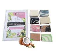 Bristol Soap Company Luxury Artisan Soap Midi Bar Pack, 8 Handmade Essential Oil Soaps, Shea Butter & Coconut Oil, Cruelty-Free & Vegan Gift Set