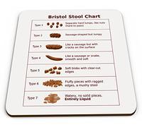 Bristol Stool Chart Novelty Doctor Nurse Carer Glossy Mug Coaster