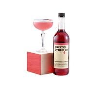 Bristol Syrups Company No.13 Raspberry Shrub Syrup 750ml, Pack of 6