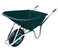 Bristol Tool Company 1894 100L/120Kg Big Mucker Outdoor Plastic Wheelbarrow with Puncture Proof Wheels