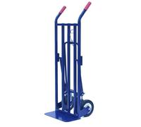 Bristol Tool Company 1894 3 in 1 Heavy Duty Folding Solid Wheel Sack Truck, Easy Switch Configurations, Solid Wheels, Steel Framework, 200kg Capacity