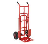 Bristol Tool Company 1894 3-in-1 Pneumatic Wheel Sack Truck, Adapt Configurations In Seconds, Pneumatic Tyres, Tubular Steel Framework, 250kg Capacity