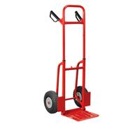 Bristol Tool Company 1894 Heavy-Duty Folding Sack Truck - 200kg Capacity, Pneumatic Tyres, Adjustable Height