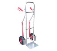 Bristol Tool Company 1894 HT1878 Dual Handled Aluminium Sack Truck - Puncture-Proof Wheels with Large Toe, 150kg Capacity