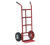 Bristol Tool Company 1894 Puncture Proof Wheel Sack Truck, Large Solid Loading Plate, 200kg Capacity