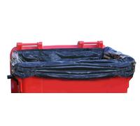 Bristol Tool Company 50 Heavy Duty Large Wheelie Bin Liners, 1100L - Black