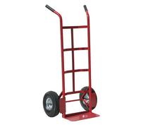 Bristol Tool Company Pneumatic Wheel Sack Truck - Large Solid Loading Plate, 200Kg Capacity