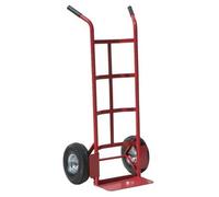 Bristol Tool Company Puncture Proof Sack Truck- 200kg Capacity | Heavy Duty Trolley with Large Solid Loading Plate & Puncture-Proof Wheels | Strong Tubular Steel Construction, Ideal for All Work Types