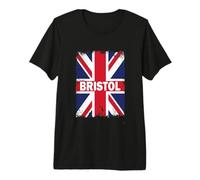Bristol - Vintage Union Jack British Flag Premium T-Shirt