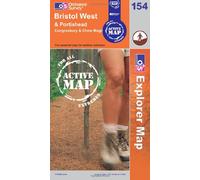 Bristol West and Portishead (OS Explorer Map Active): Sheet 154