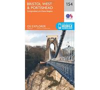 Explorer 154 Bristol West & Portishead Map With Digital Version, Orange One Size