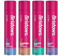 Bristows Hairspray Bundle Gift Set 4 x 400ml Ultra Hold Conditioning Hold Extra Firm Hold Natural Hold Professional Salon Hair Spray for Long Lasting Style Volume Control and All Hair Types
