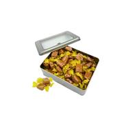 Bristows of Devon Vanilla Creamy Fudge Sweets Made with Real Clotted Cream and Natural Flavourings x 500g Inside our Refillable Tin by TinTastic