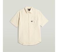 Bristum 1 Pocket Slim Shirt - White - Men S