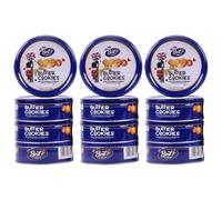 BRIT BISCUITS BUTTER COOKIES SELECTION BOX (12x140g) - Danish Butters Cookies, Biscuit | Airtight Tin | Danish Butter Biscuits in Biscuit Tin | Butter Biscuits Selection (12 x 140g)