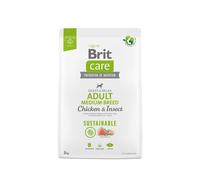 BRIT Care Dog Sustainable Adult Medium Breed Chicken & Insect - dry dog food - 3 kg
