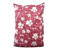 Brit Cotton Large Pet Dog Bed - Pack of 1 - Zipped Removable Washable Cushion Cover - Soft Printed Pet Pillow Bed - Easy Care Comfortable Sleeping Mat for Dogs & Cats - Pink Paw (90x60x5cm)