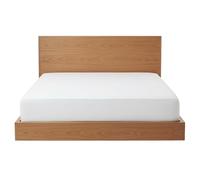 BRIT COTTON® Super King White Fitted Sheets Pack of 1, 90GSM Microfiber, Extra Deep 16"/40cm Bottom Sheets, Soft, Breathable & Durable