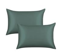 Brit Cotton TC 400 Thread Count Pillowcase with Envelope Closure, Breathable Plain Soft 100% Egyptian Cotton Pillow Covers, 2 Pack (50cmX75cm, Petrol)
