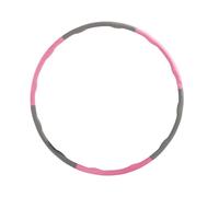 Brit Diamond Weighted Hula Hoop for Exercise & Fitness - 1.2kg Foam Padded Workout Hoop for Abs, Core, & Weight Loss - Adult Adjustable Hoola Hoop (P