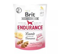 Brit Functional Snack Endurance Semi-Moist Dog Snack with Lamb and Banana, L-Carnitine and Taurine, 150 g