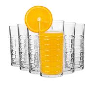 LAV Glassware Lav Brit Highball Glasses - 356Ml - Clear - Pack Of 6