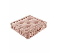 Brit House Extra Firm 100% Cotton Thick Garden Dining Chair Car Seat Armchair Booster Cushion Seat Pad Beige 45cm x 45cm + 10cm