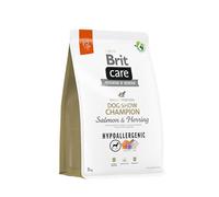 Brit Care Hypoallergenic Adult Dog Show Champion Salmon And Herring Dog Food 3kg Clear