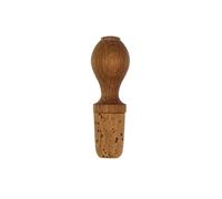 BRIT LOCKER Oak Wine Stopper, Natural Oak and Cork, Made in UK (Natural)