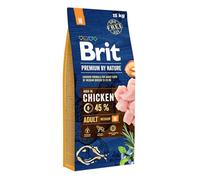 no pork Brit Premium By Nature Adult M with Chicken 15kg