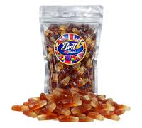 BRIT TREAT 1kg Cola Bottles Pick n Mix Sweets - Fruit Gummy Sharing Pouch for All Occasions - Large Retro Bulk Bag of Happy Cola bottles - Juicy Gummy Candy for Movie Nights, Gifts & Party Bags