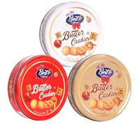 Brit Treat Butter Cookies - Christmas Collection, Festive Limited Edition Assorted Cookies, Buttery & Delicious, Perfect for Everyday Snack, Set of 3 X 340g