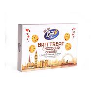 Brit Treat ChocoChip Cookies 300g | Finest Butter Cookie Selection | Rich & Crunchy Chocolate Chip Cookies | Premium Gift Box for Christmas, Holidays & Gifting -Your every day Snack (Pack of 12)