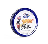 BRIT TREAT Danish Butter Cookies 340g Gift Tin - Luxury Assorted Butter Biscuits for Holidays, Birthdays, Corporate Gifting & Everyday Indulgence (Pack of 6)